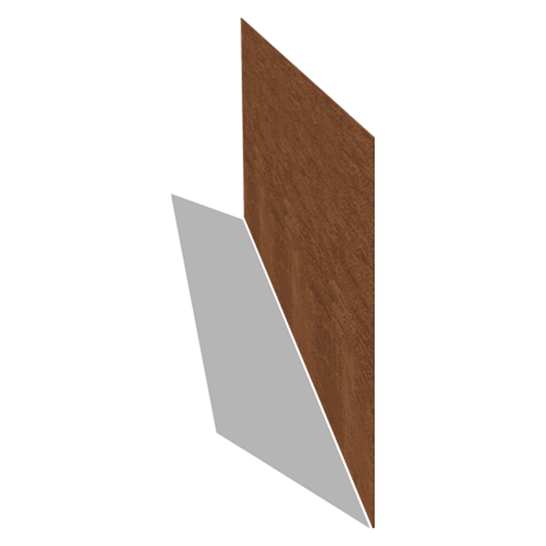 Corten steel edge restraint straight 37.5 cm (150 cm long)