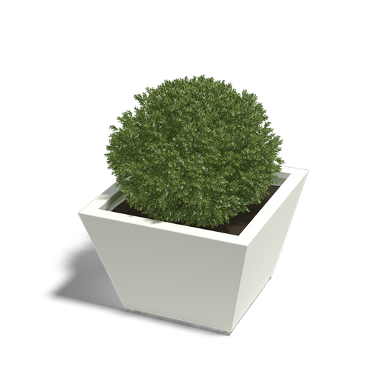 Plantenbak gelast in gepoedercoat staal CONE 60 x 60 x 40 cm