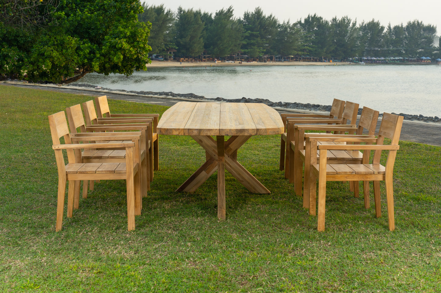 Teak garden table 200 cm OWI