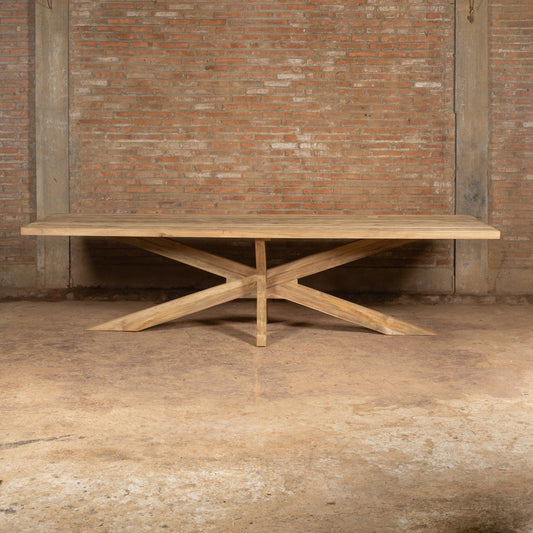 Premium Rectangular Teak Garden Table Silang 250 cm