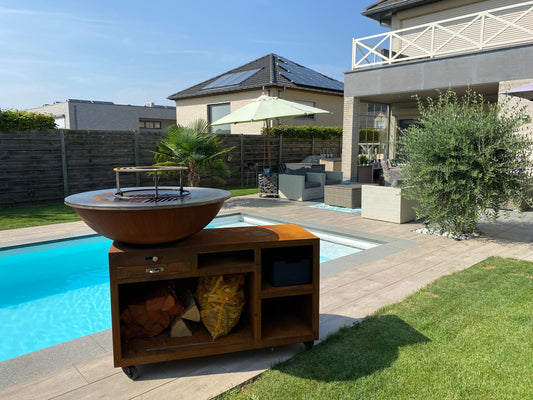 BBQ Fire-ID model RECTA diameter 100 cm