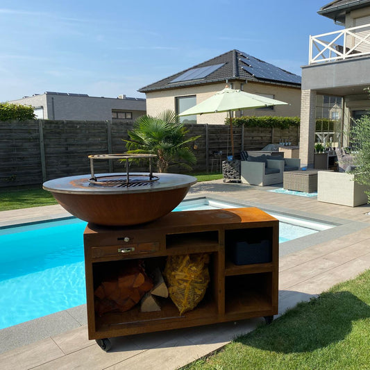 BBQ Fire-ID model RECTA diameter 100 cm