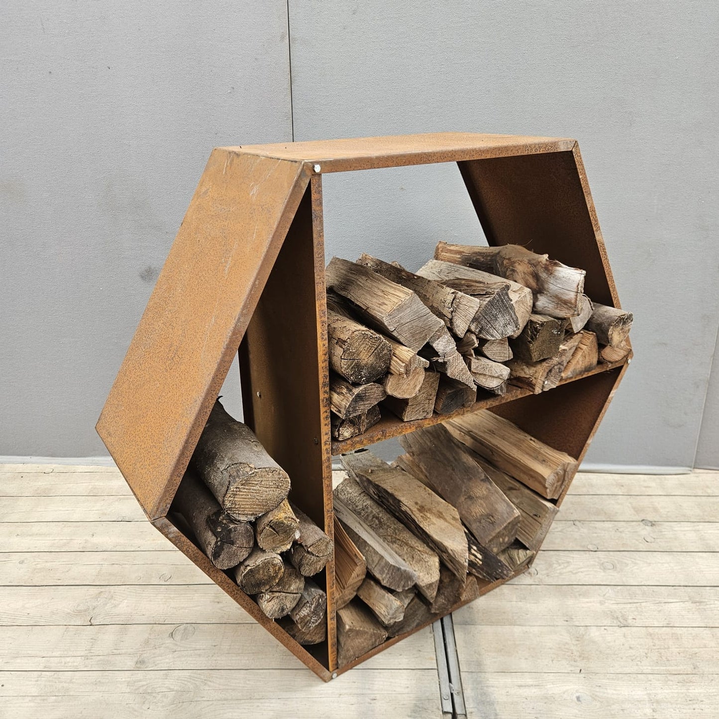 Wood storage Model honeycomb H100 cm