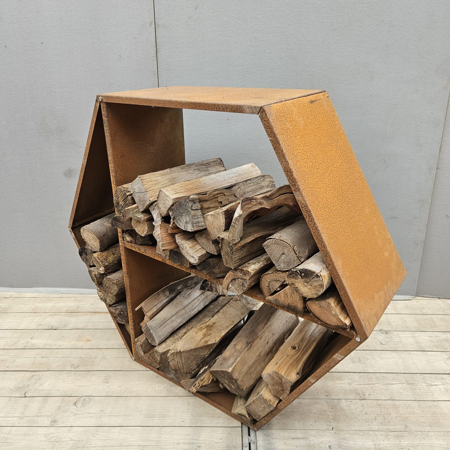 Wood storage Model honeycomb H100 cm
