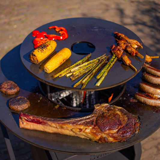 Plaque de cuisson supplémentaire pour barbecue