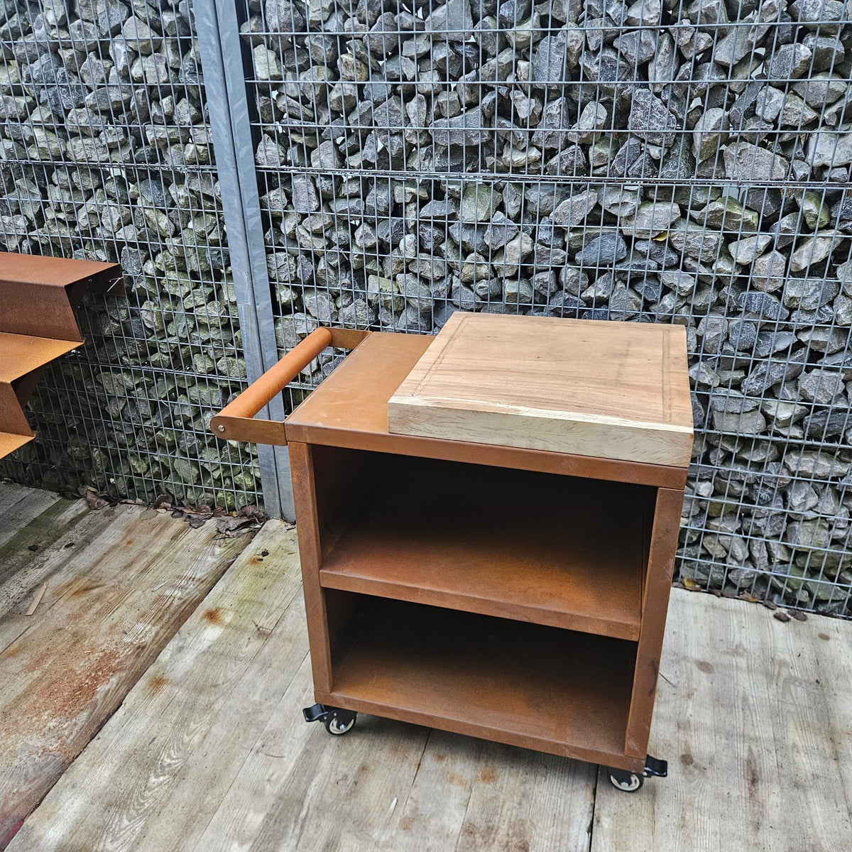 Massief Houten Kapblok voor BBQ