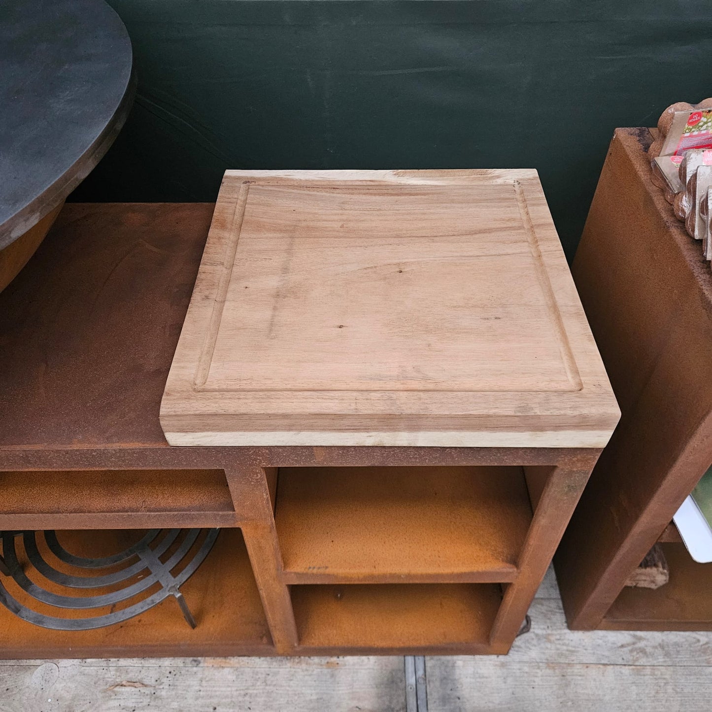 Kapblok in massief hout