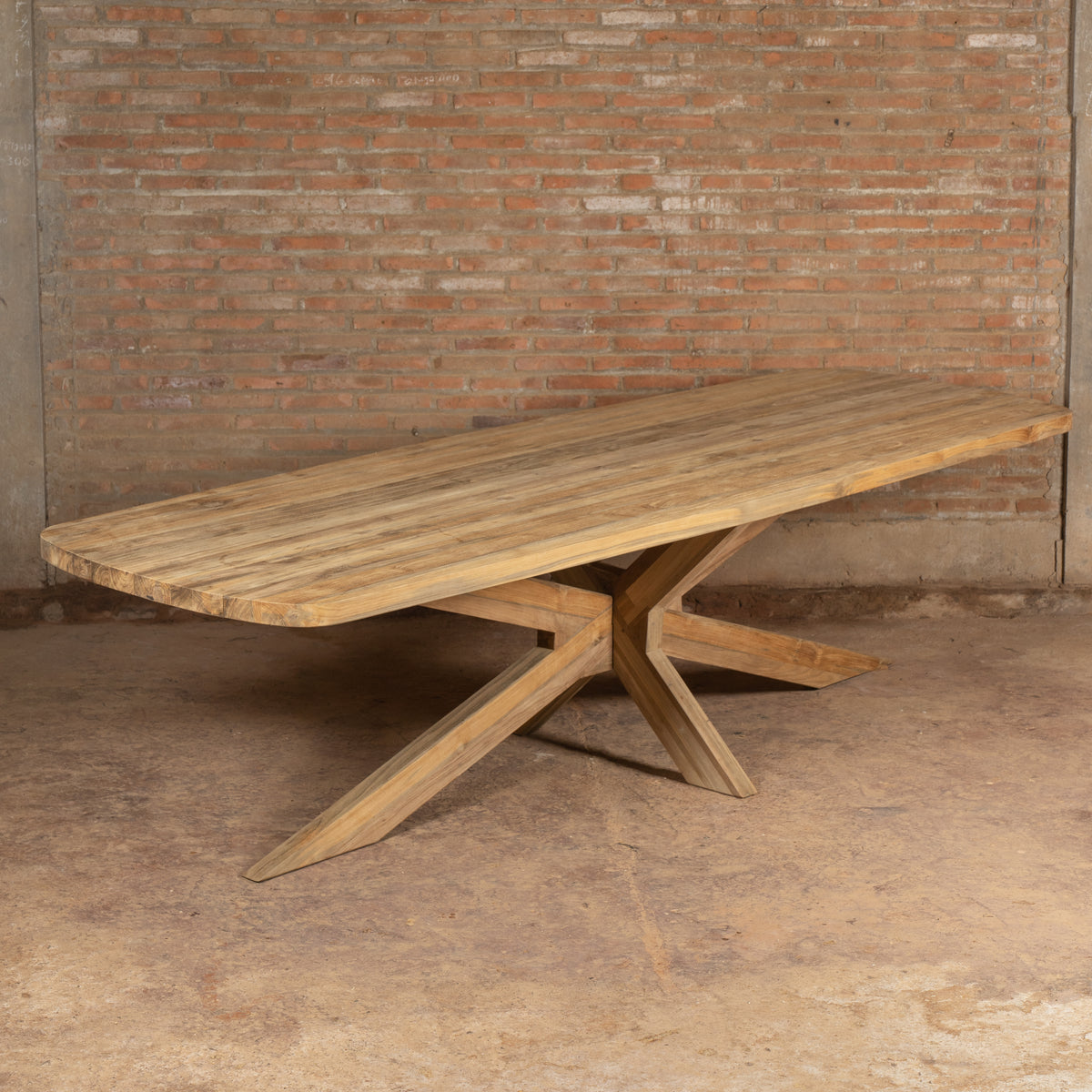 Table de jardin en teck 200 cm OWI