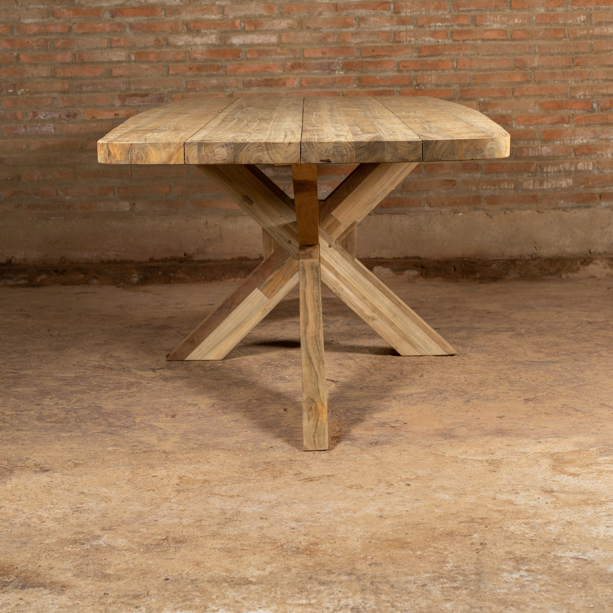 Table de jardin en teck 200 cm OWI