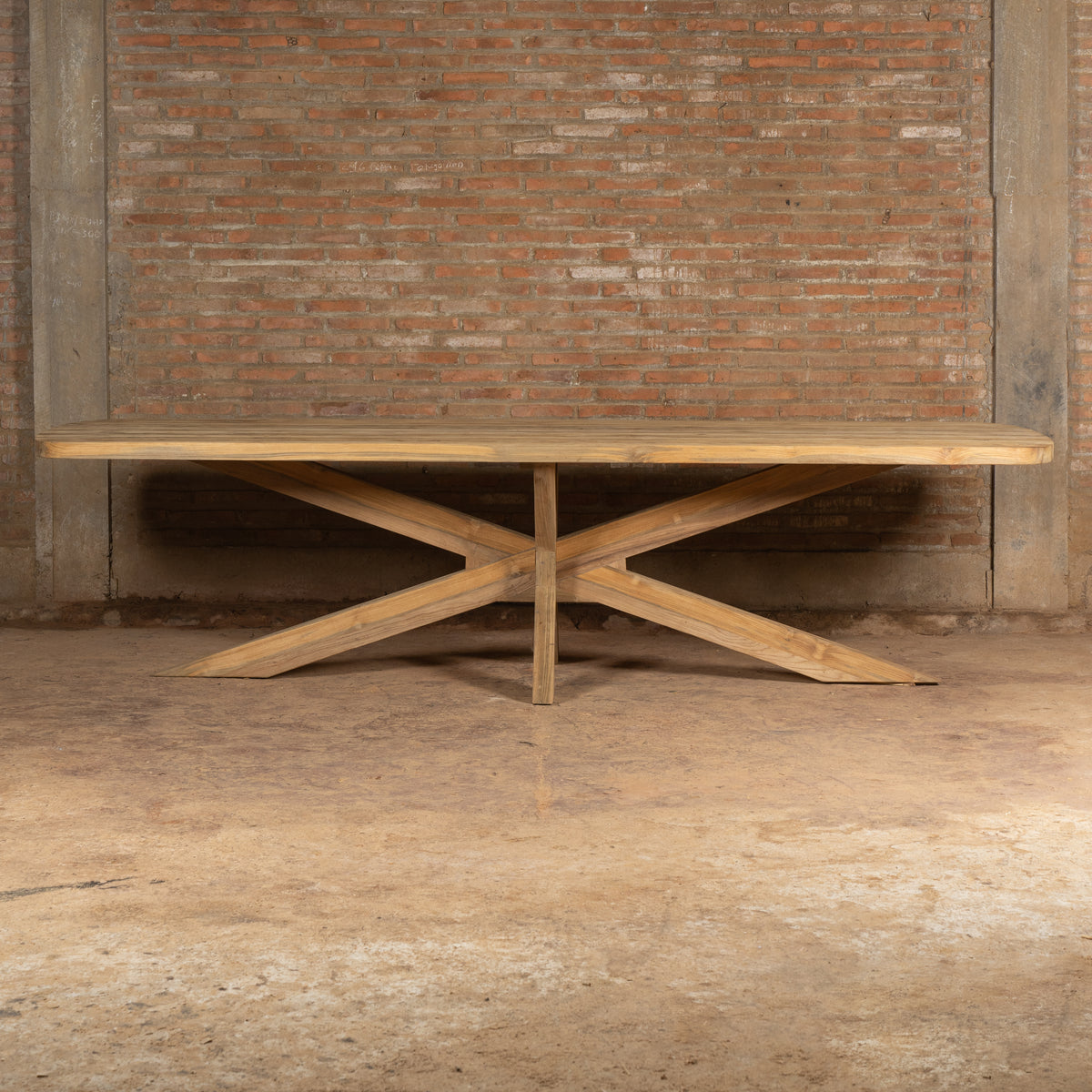 Table de jardin en teck 200 cm OWI
