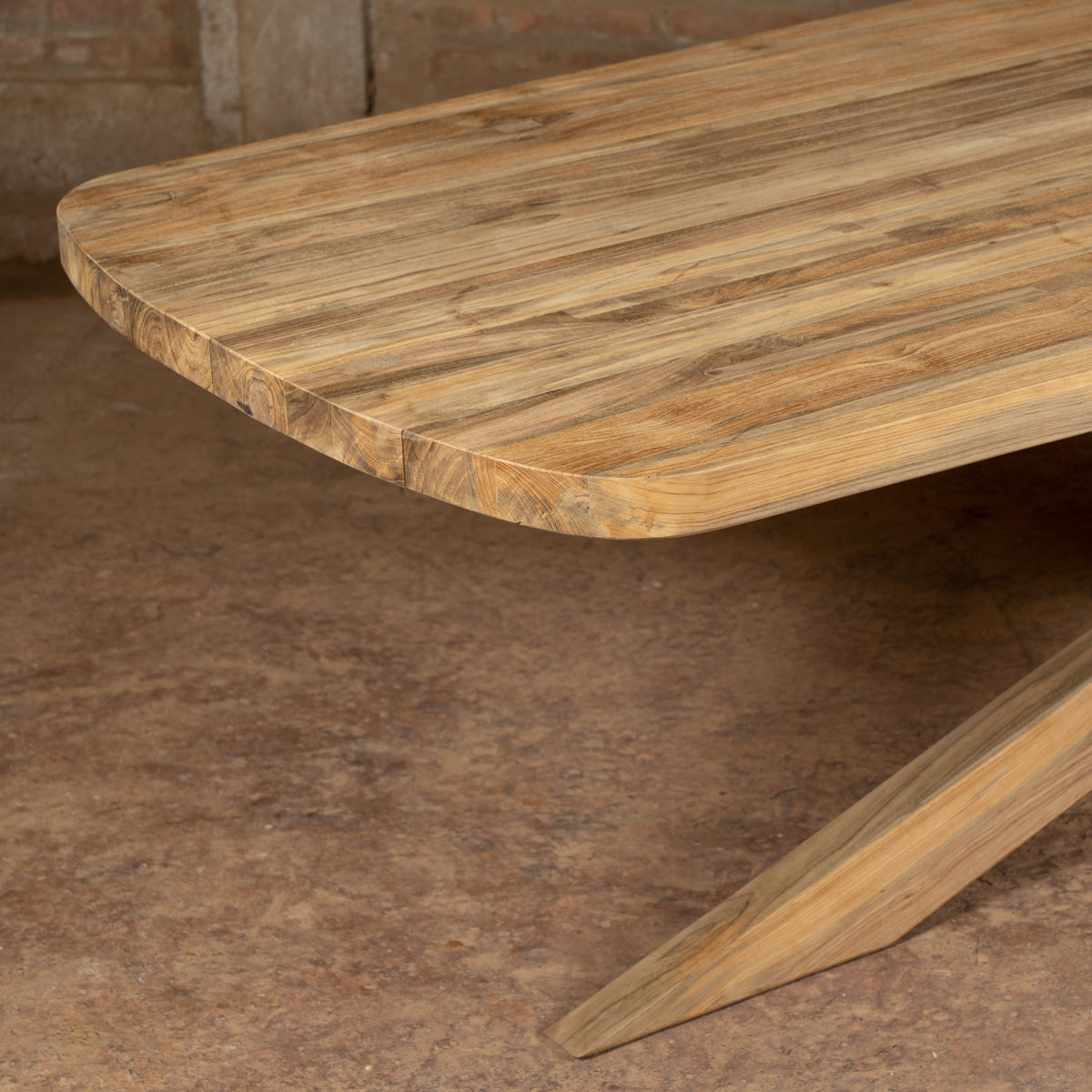 Table de jardin en teck 200 cm OWI