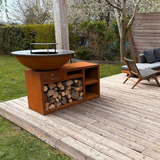 BBQ Fire-ID model RECTA diameter 100 cm