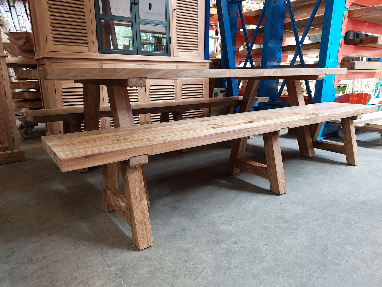 Picknicktafel met banken Kastil uit Teakhout 250 cm