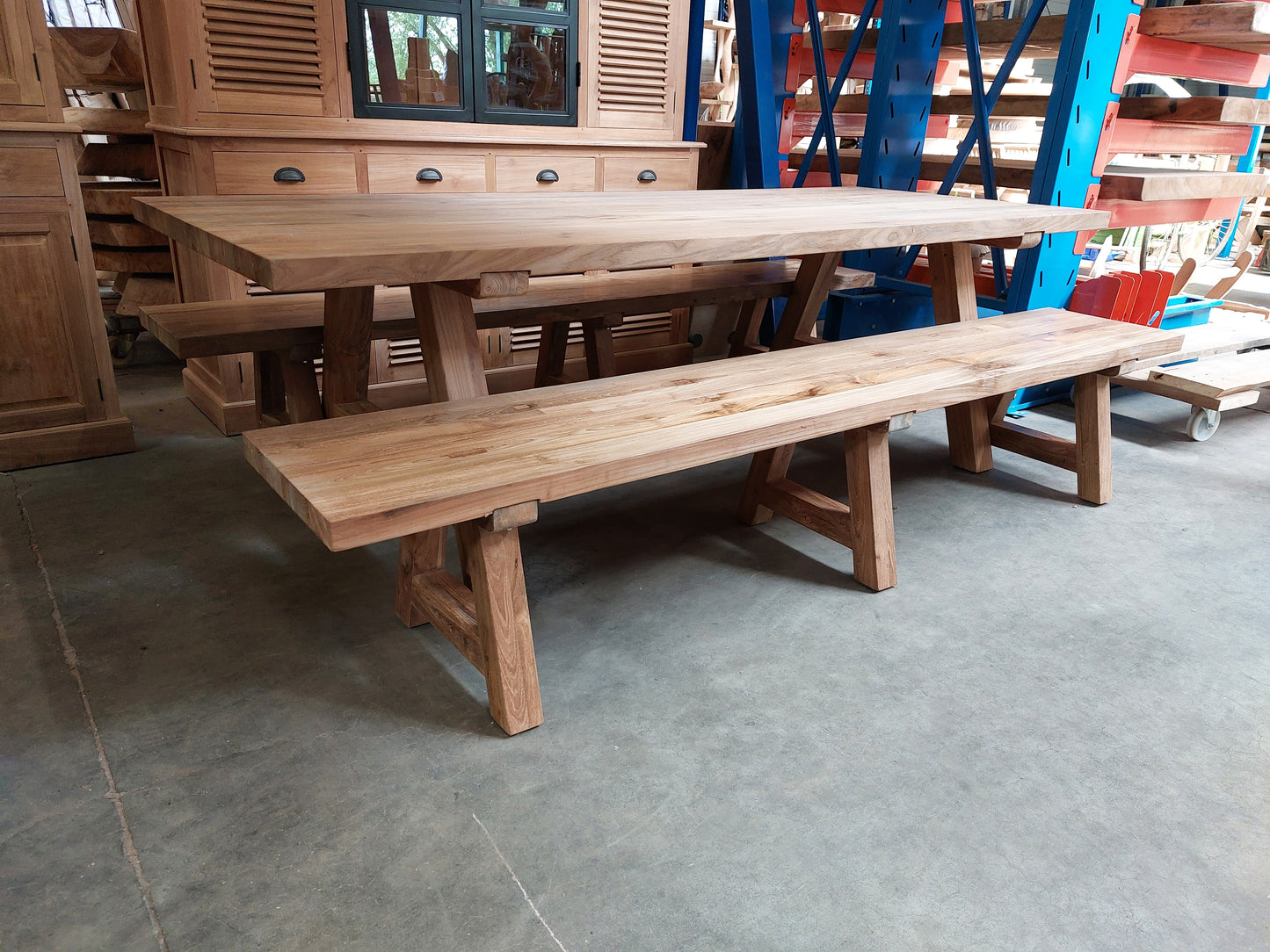 Picknicktafel met banken Kastil uit Teakhout 250 cm
