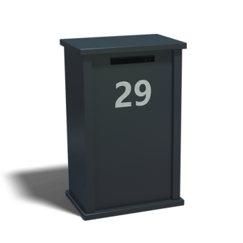 Brievenbus arizona in gepoedercoat staal M