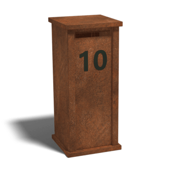 Brievenbus arizona in cortenstaal S