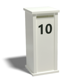 Brievenbus arizona in gepoedercoat staal S