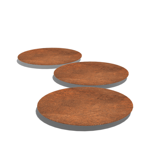 Cortenstaal staptegel rond D 50 cm