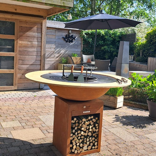 Wooden mesa for RECTA and CUBE