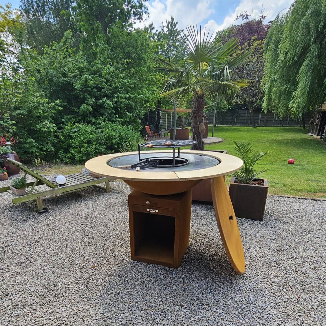 Houten mesa voor RECTA en CUBE