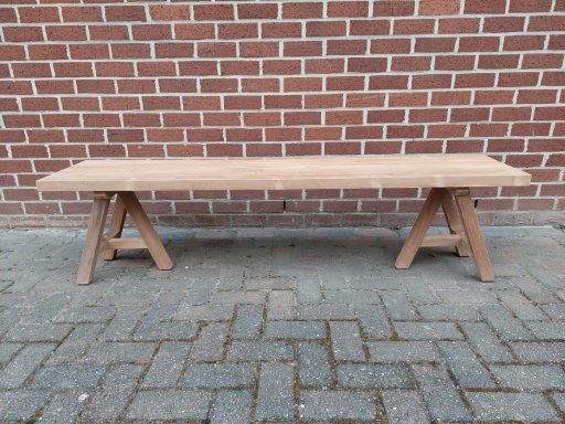 Table de pique-nique Petani 180 cm x 110 cm avec 2 bancs