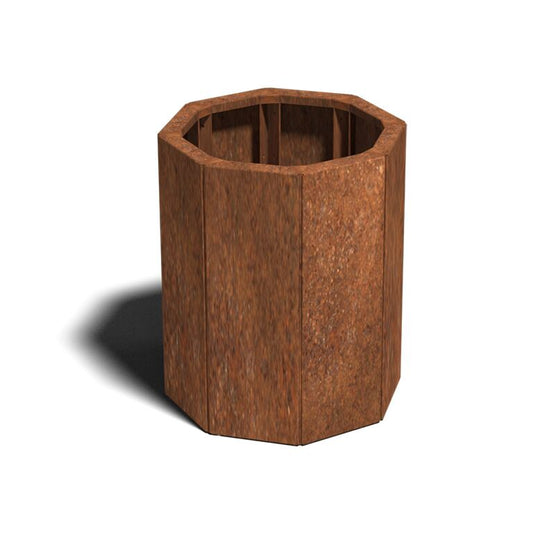 Plantenbak cortenstaal 8-hoek 20