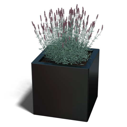 Plantenbak gepoedercoat staal 40 x 40 cm