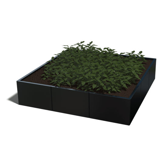 Plantenbak gepoedercoat staal 180 x 180 cm XXL
