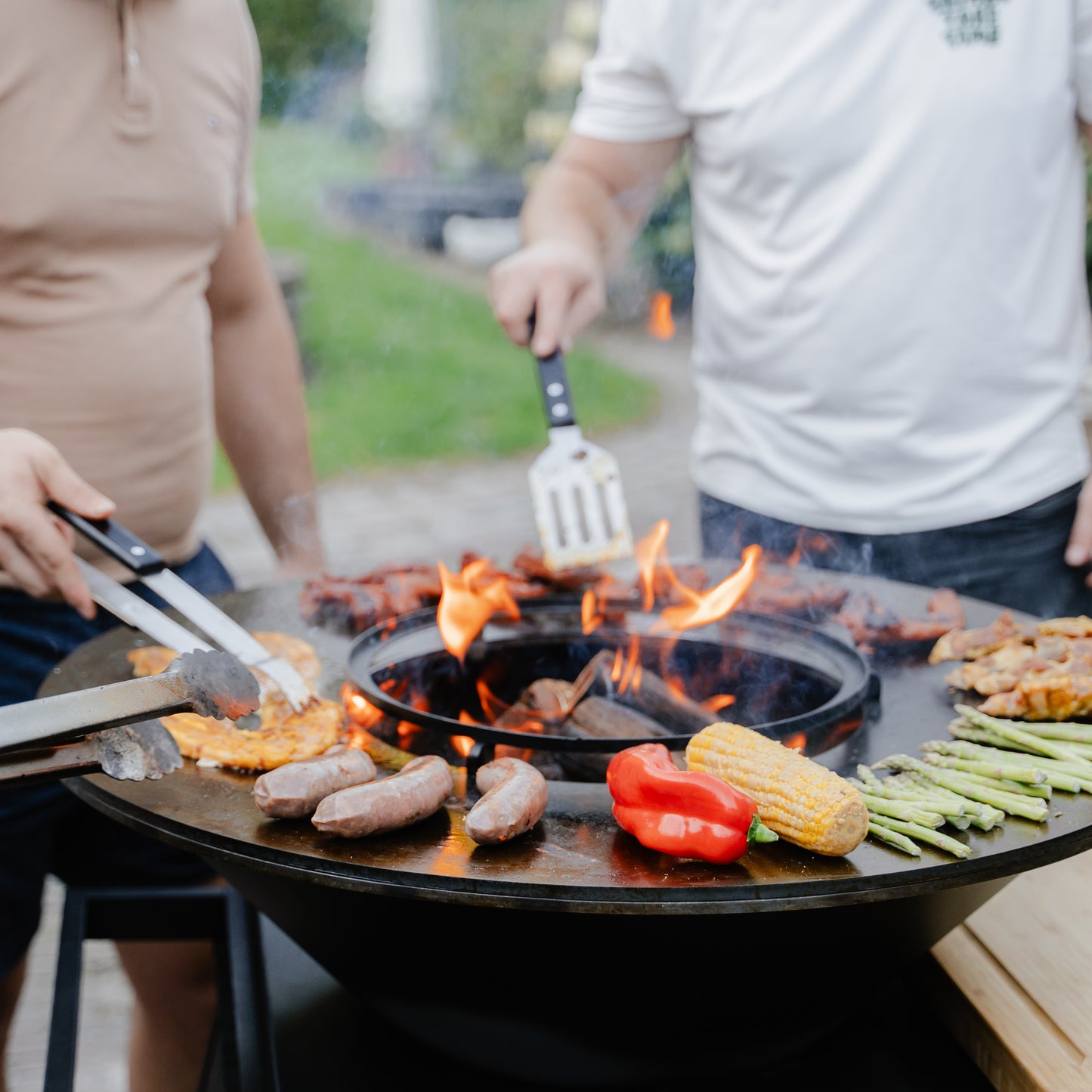 BBQ plancha Jack Black 3.0 met hoes en houtopslag 80 cm