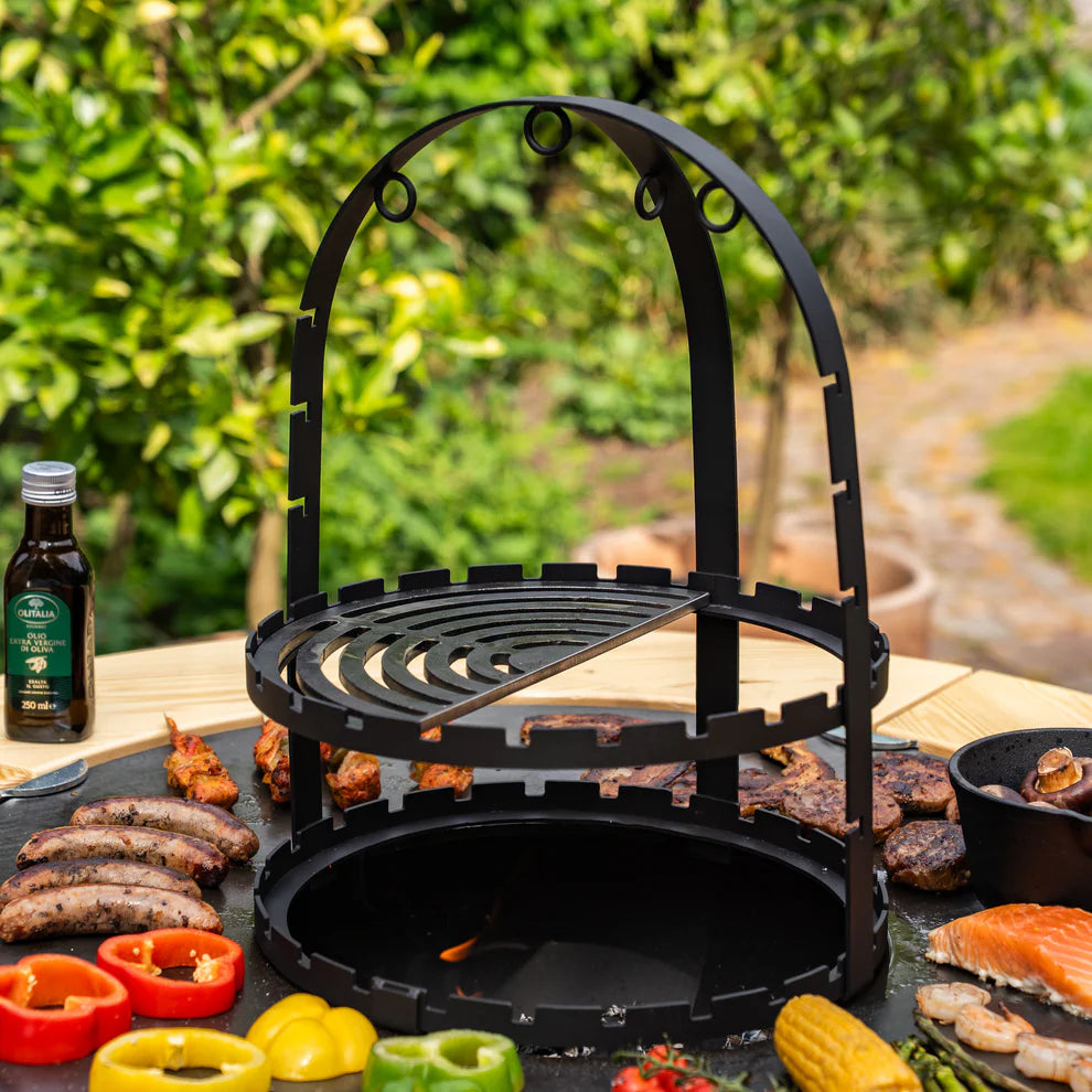 BBQ Griddle Skewer Cage