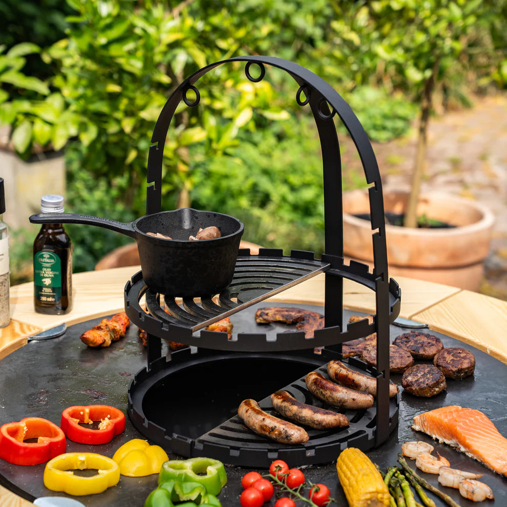 BBQ Griddle Skewer Cage