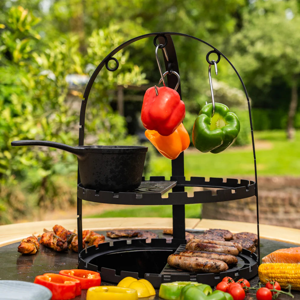 BBQ Griddle Skewer Cage