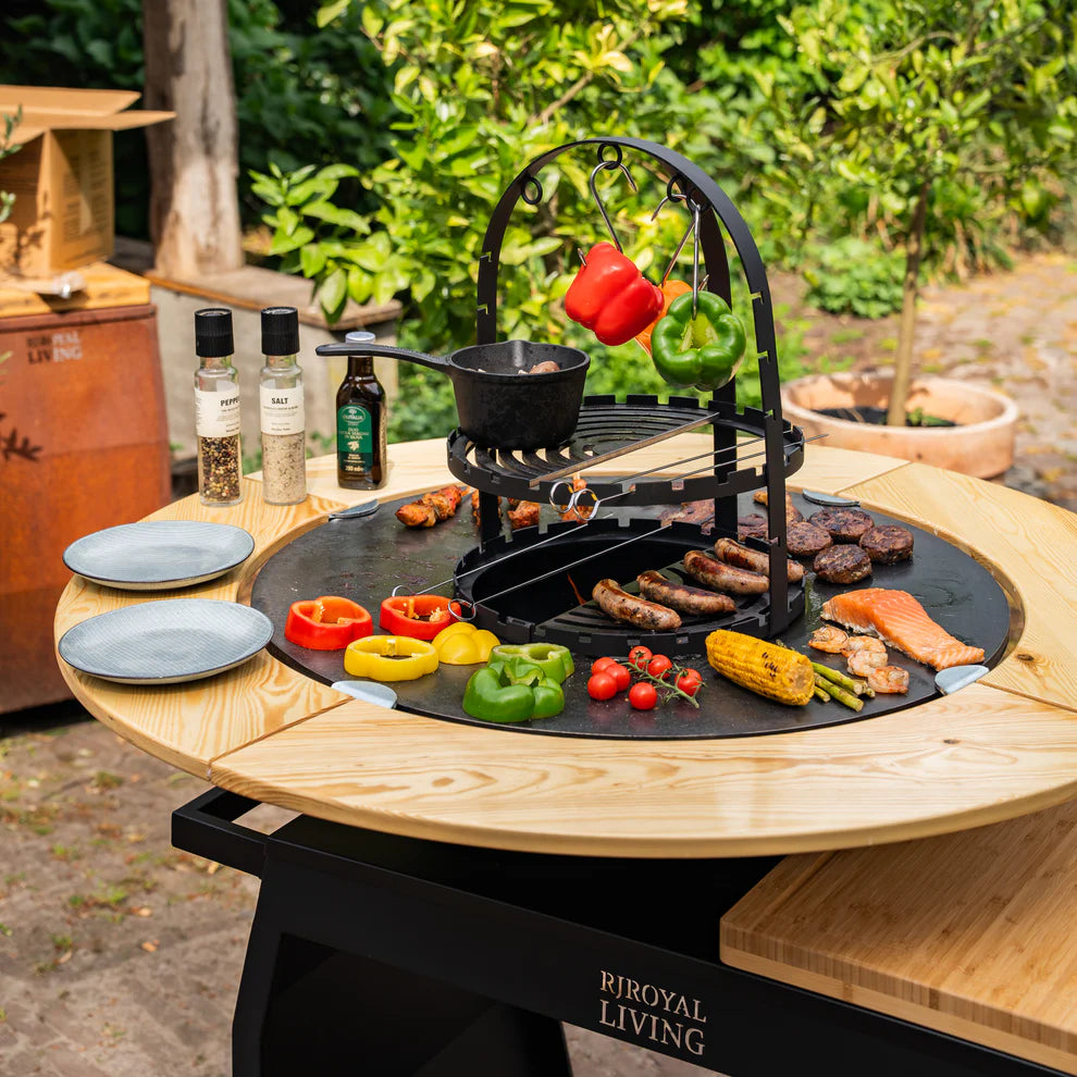 BBQ Griddle Skewer Cage