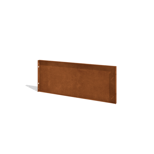 Corten steel fence H panel 120 x 47.5 cm