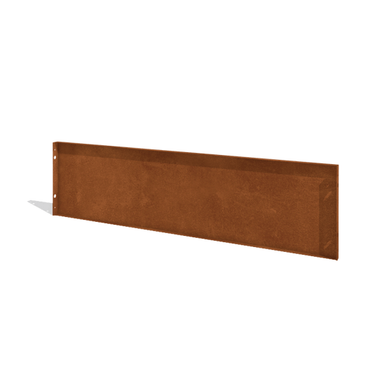 Corten steel fence H panel 180 x 47.5 cm