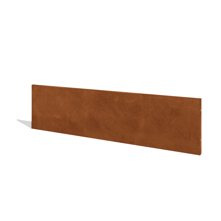 Corten steel fence H panel 180 x 47.5 cm