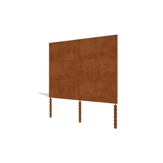 Corten steel fence H3 set 258 cm