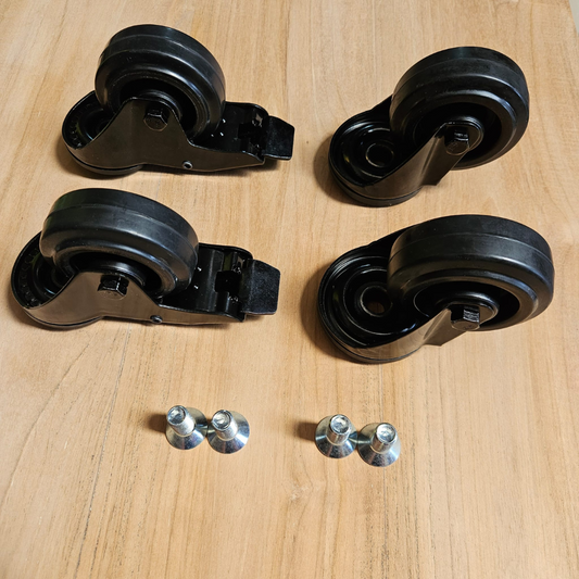4 premium castor wheels
