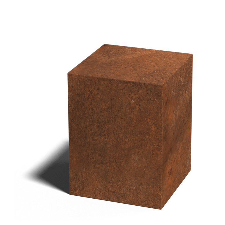 Cortenstaal sokkel 30 x 30 x40 cm