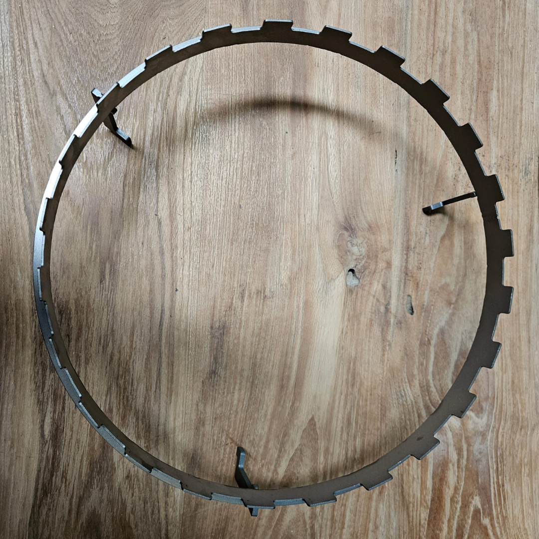 Horizontal skewer ring