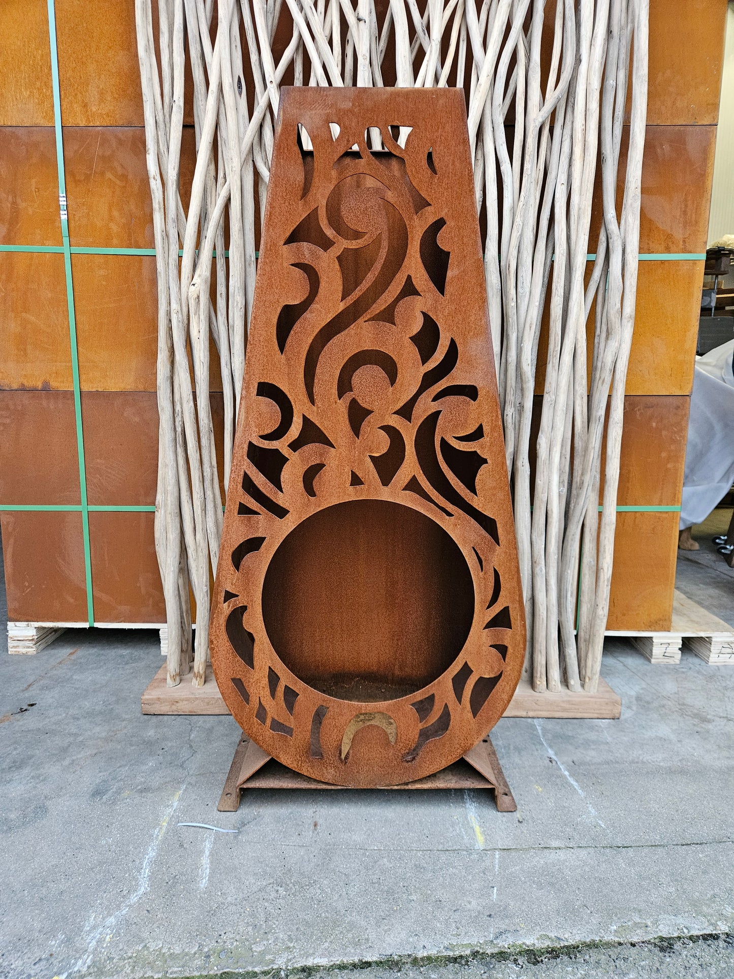 Chauffage de terrasse 130cm avec motif