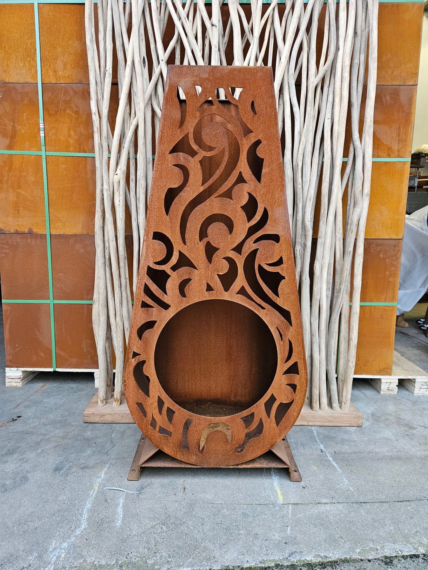 Chauffage de terrasse 130cm avec motif