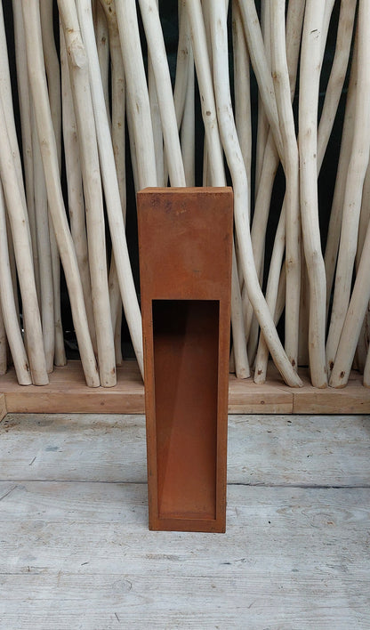 Tuinlamp model i H50 cm in cortenstaal