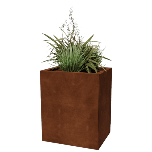 Cortenstaal plantenbak rechthoek 40 x 50 cm