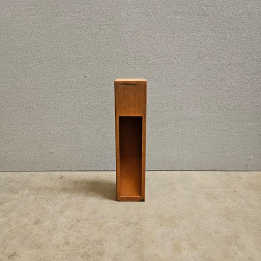 Lampe de jardin modèle i H50 cm en acier corten