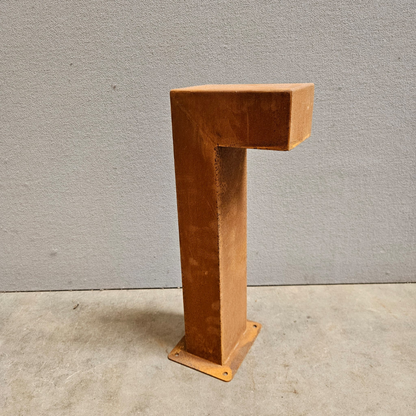 Tuinlamp model L H50 cm in cortenstaal