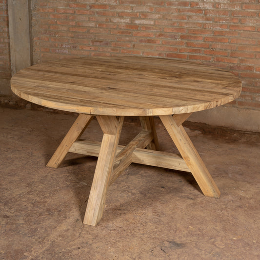 Premium Teak Garden Table Ceram D 110 cm