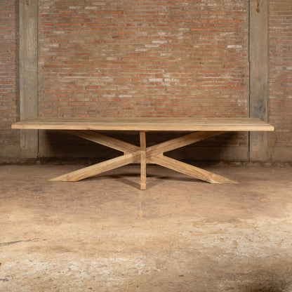 Premium Rectangular Teak Garden Table Silang 200 cm