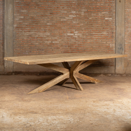 Premium Rectangular Teak Garden Table Silang 200 cm