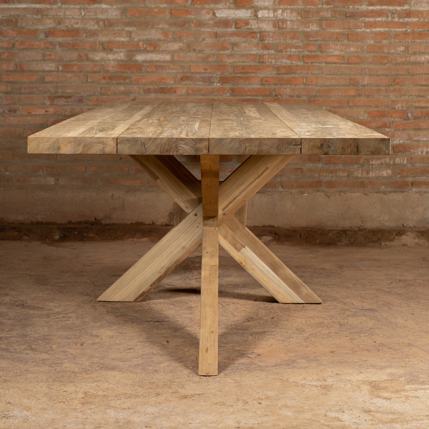 Premium Rectangular Teak Garden Table Silang 200 cm